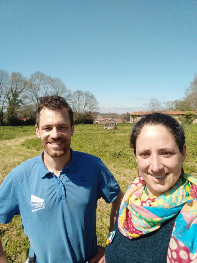 les deux associés de la ferme arcoulan