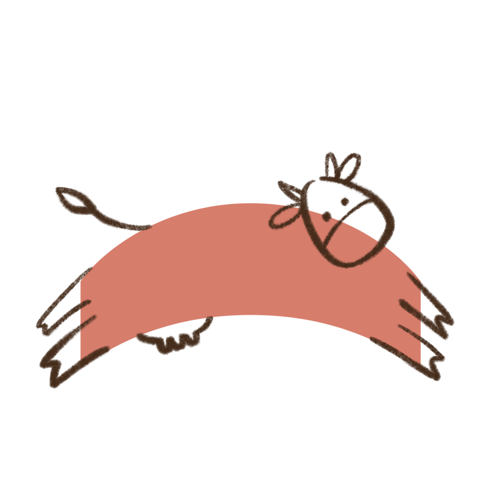 Illustration vache ferme arcoulan